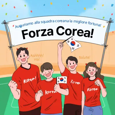 Messaggi di supporto di tendenza in rosso