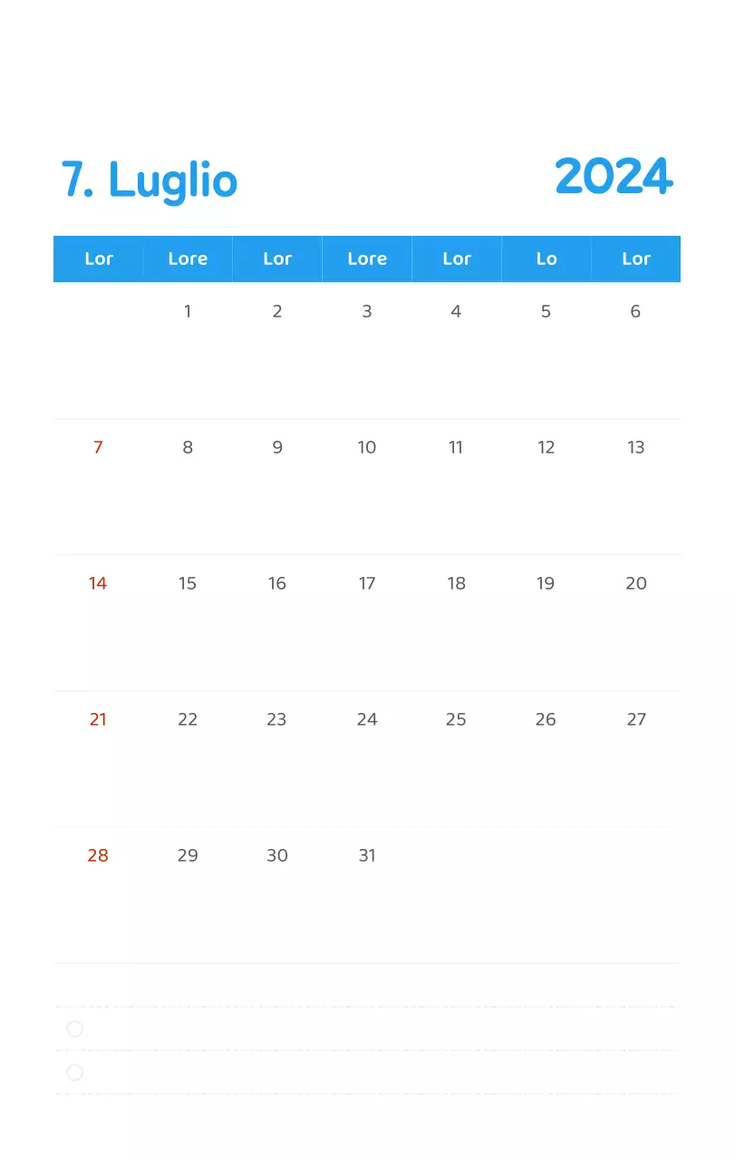 Un calendario con illustrazioni colorate ed emozionali