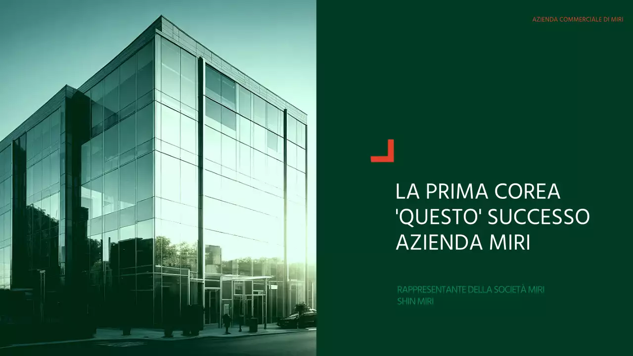 Agenda di riunione semplice in arancione e verde