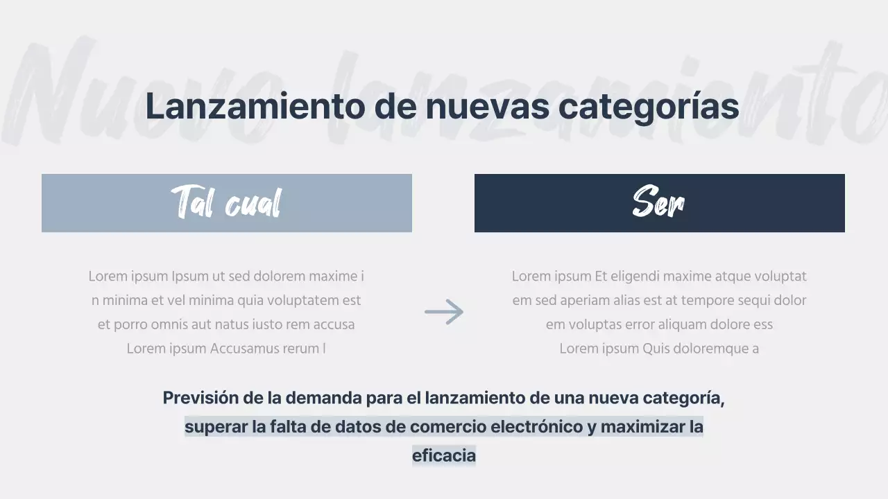 Un moderno informe de investigación de mercado sobre los acentos azul marino