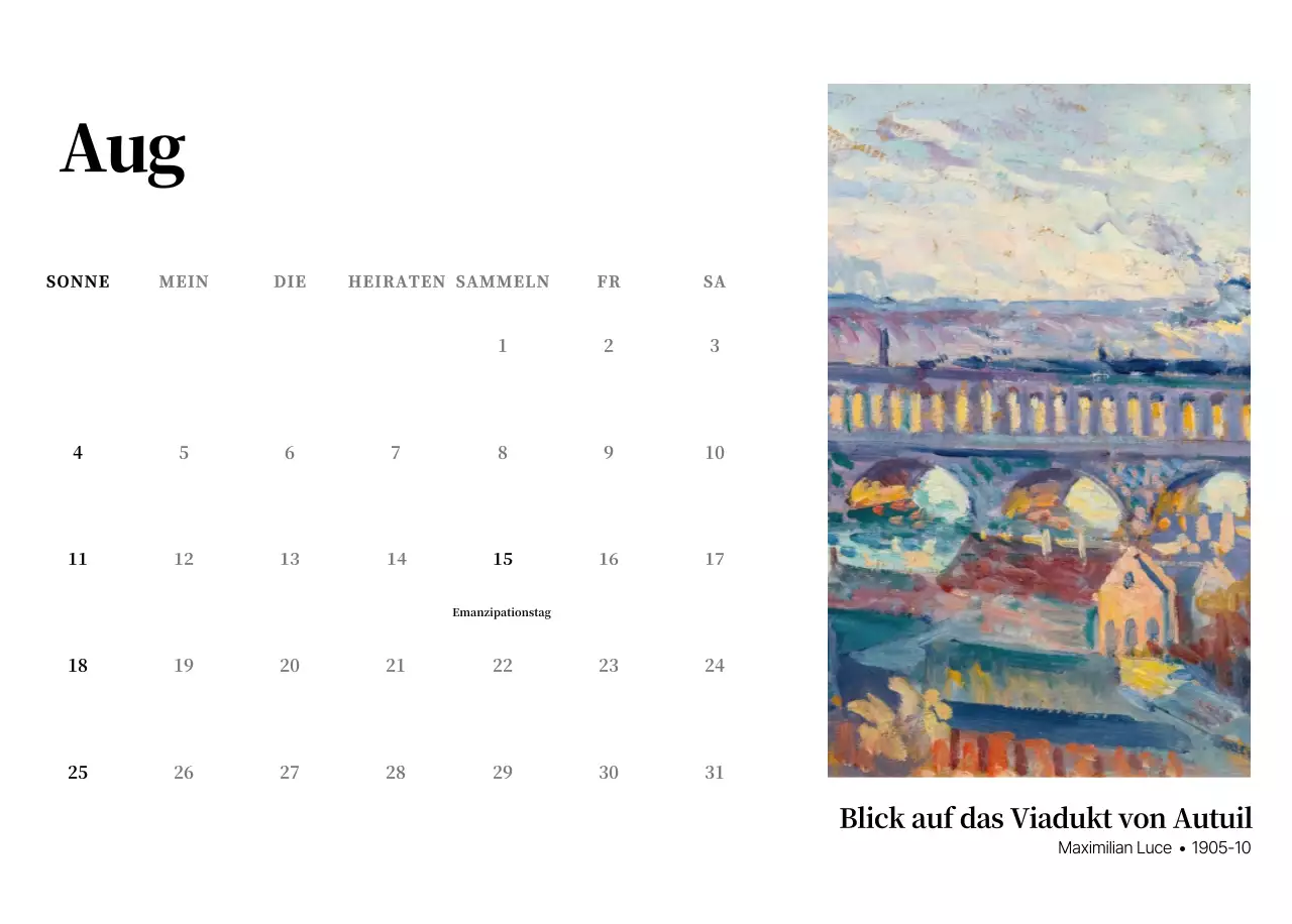 Ein schlichtes, klassisches Meisterwerk in Schwarz und Grau