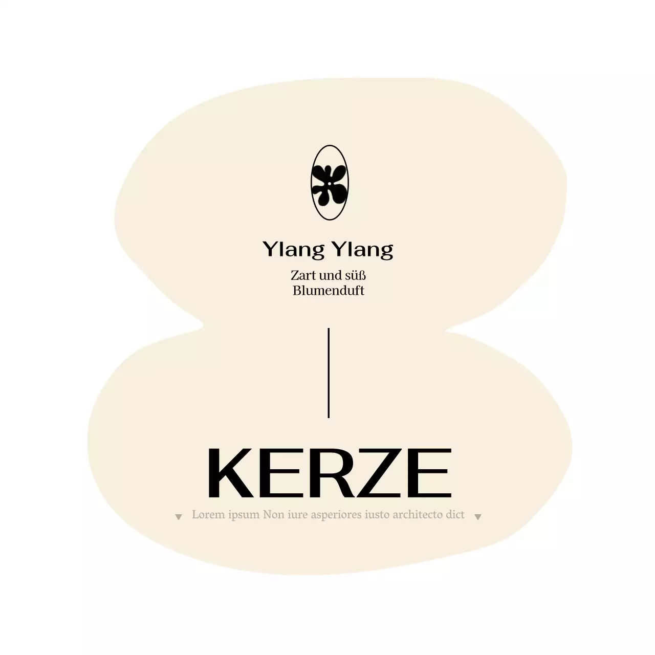 Kerzendesign mit einzigartigen Formen in Gelb und Rosa