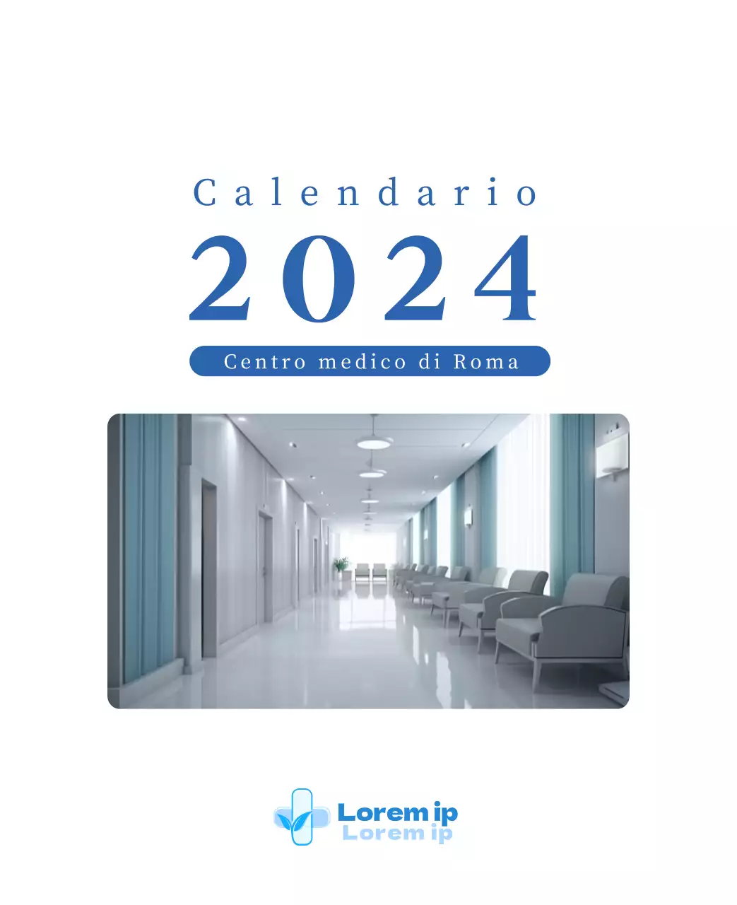 Calendario ospedaliero con foto di paesaggi stagionali