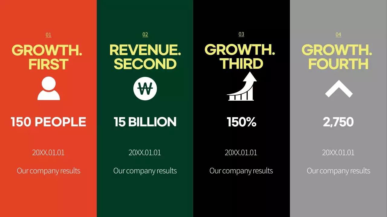 Orange Professional Work Presentation