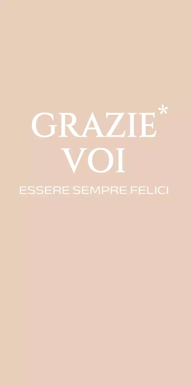 Regali di ringraziamento con scritte sentimentali in serif