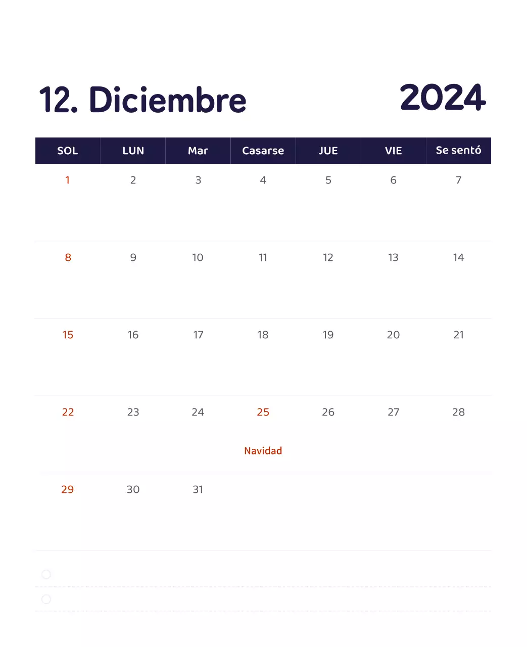 Un calendario con ilustraciones llenas de color y emoción