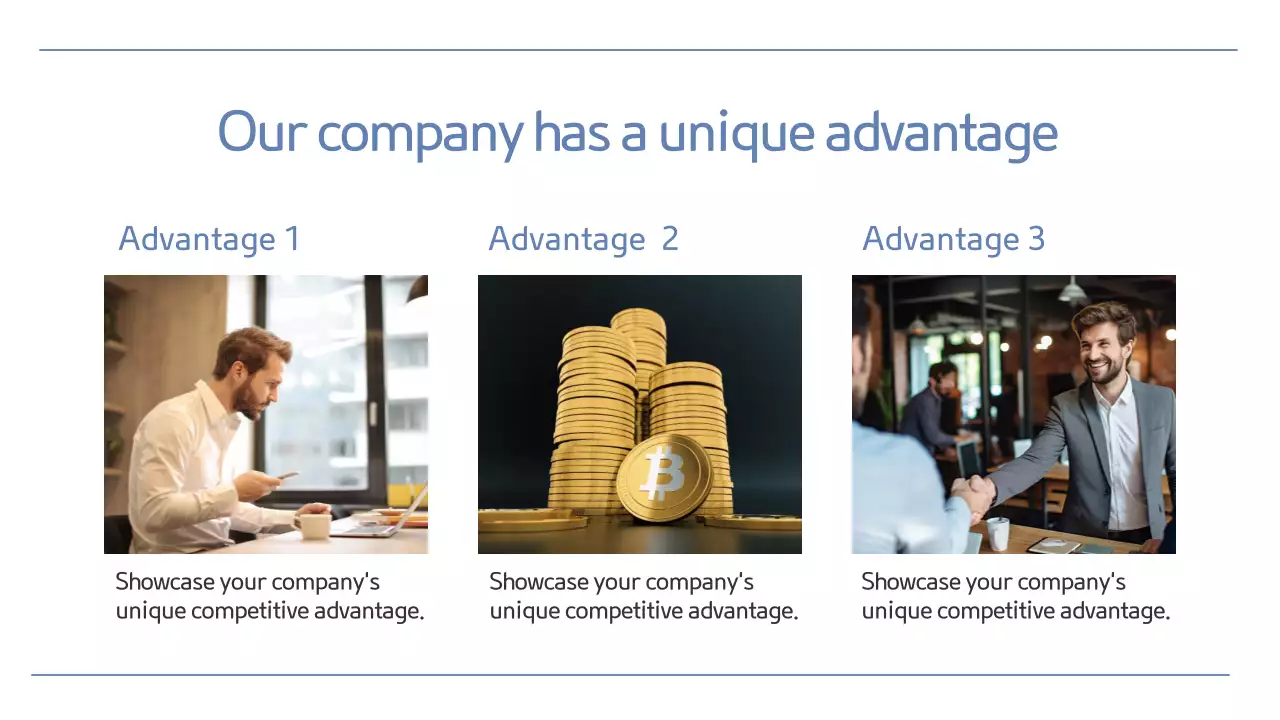 블루 프로페셔널 비즈니스 프레젠테이션