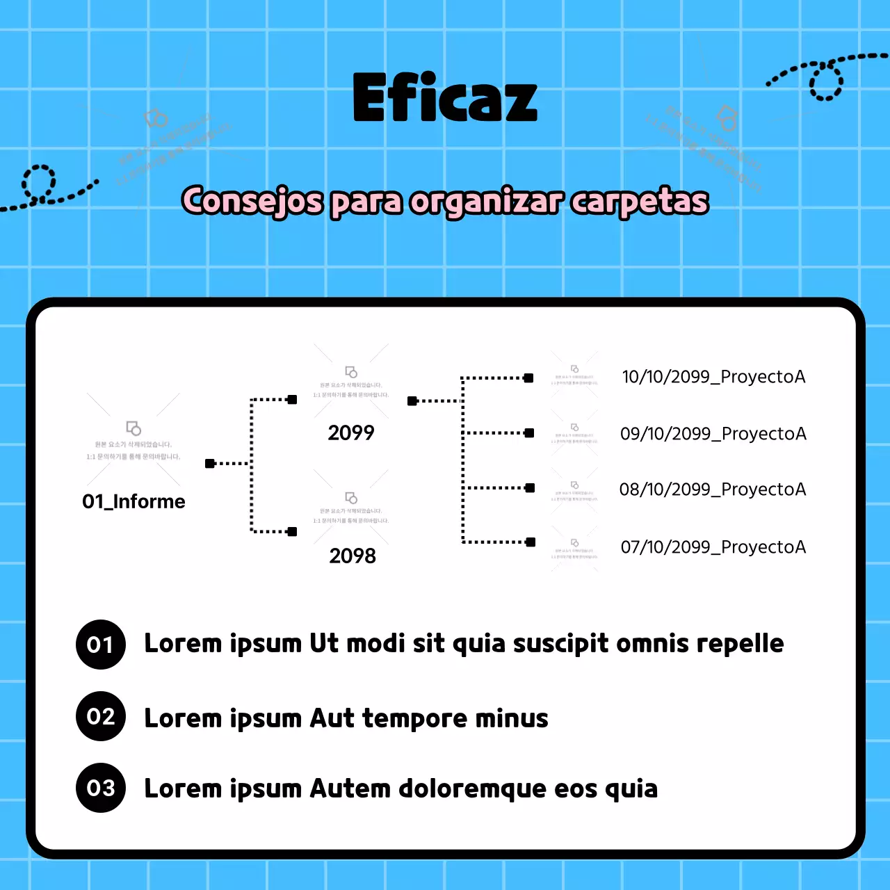 Formación en el lugar de trabajo con fondo azul claro