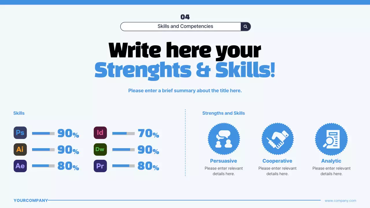 블루 모던 팀 발표 프레젠테이션