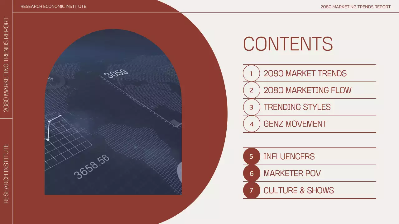 갈색의 모던한 비즈니스 마케팅 보고서