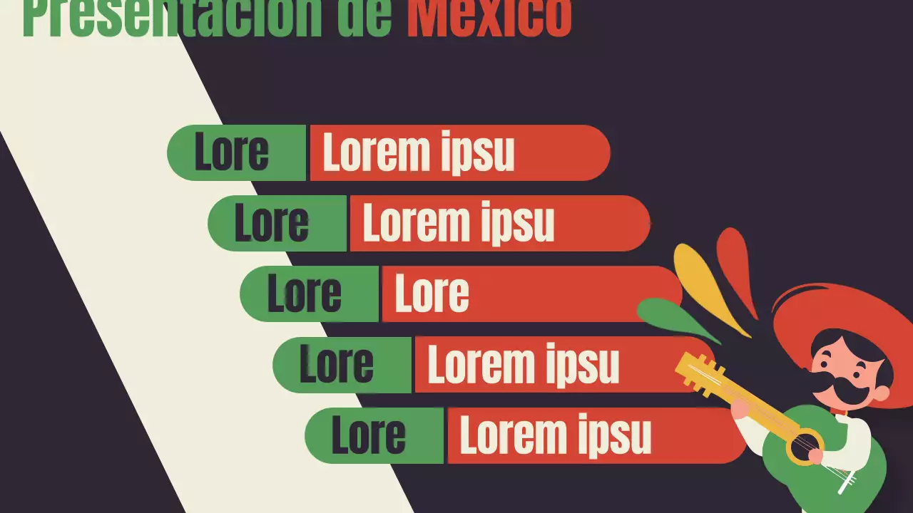 Una guía kitsch de México en rojo y verde
