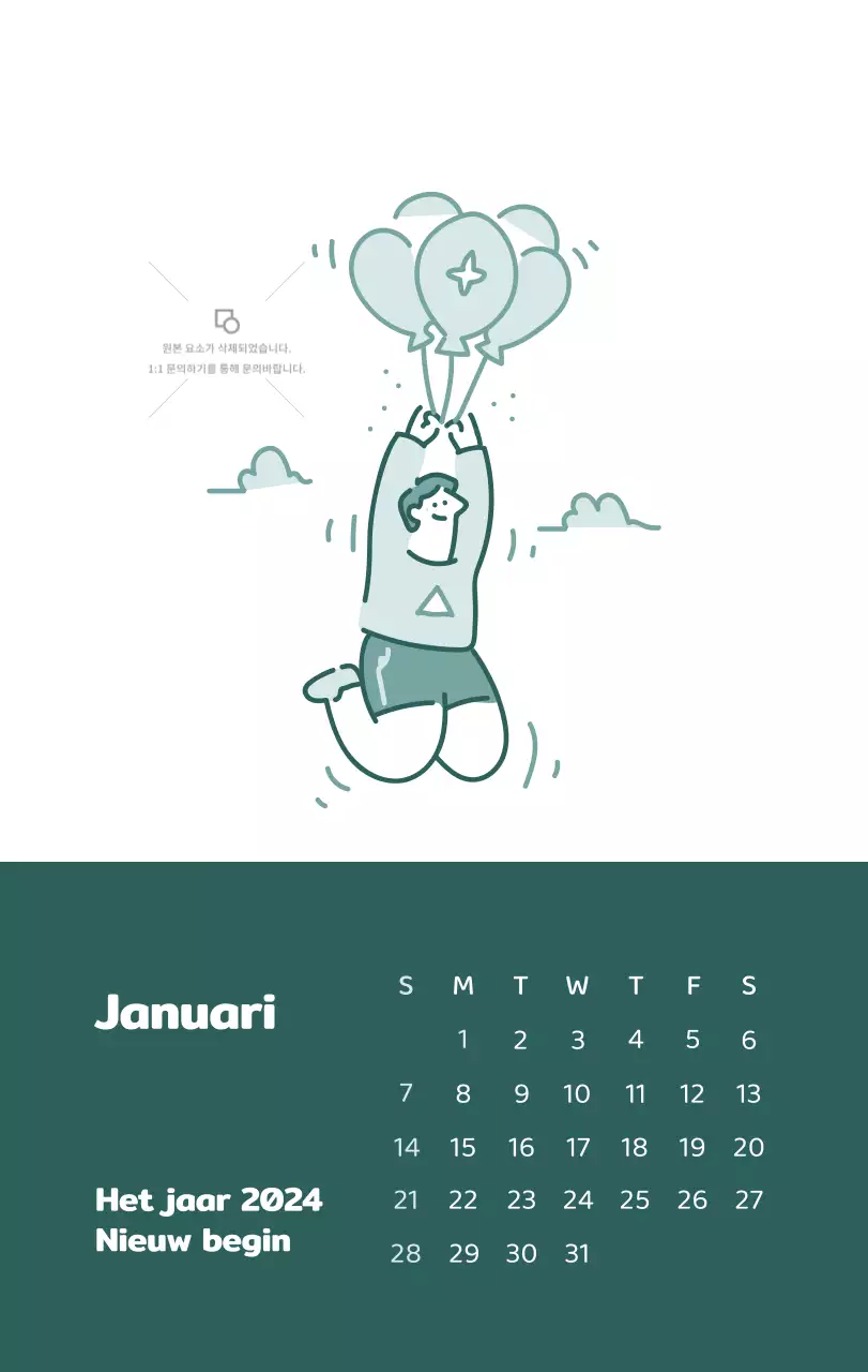 Een kalender met kleurrijke, emotionele illustraties