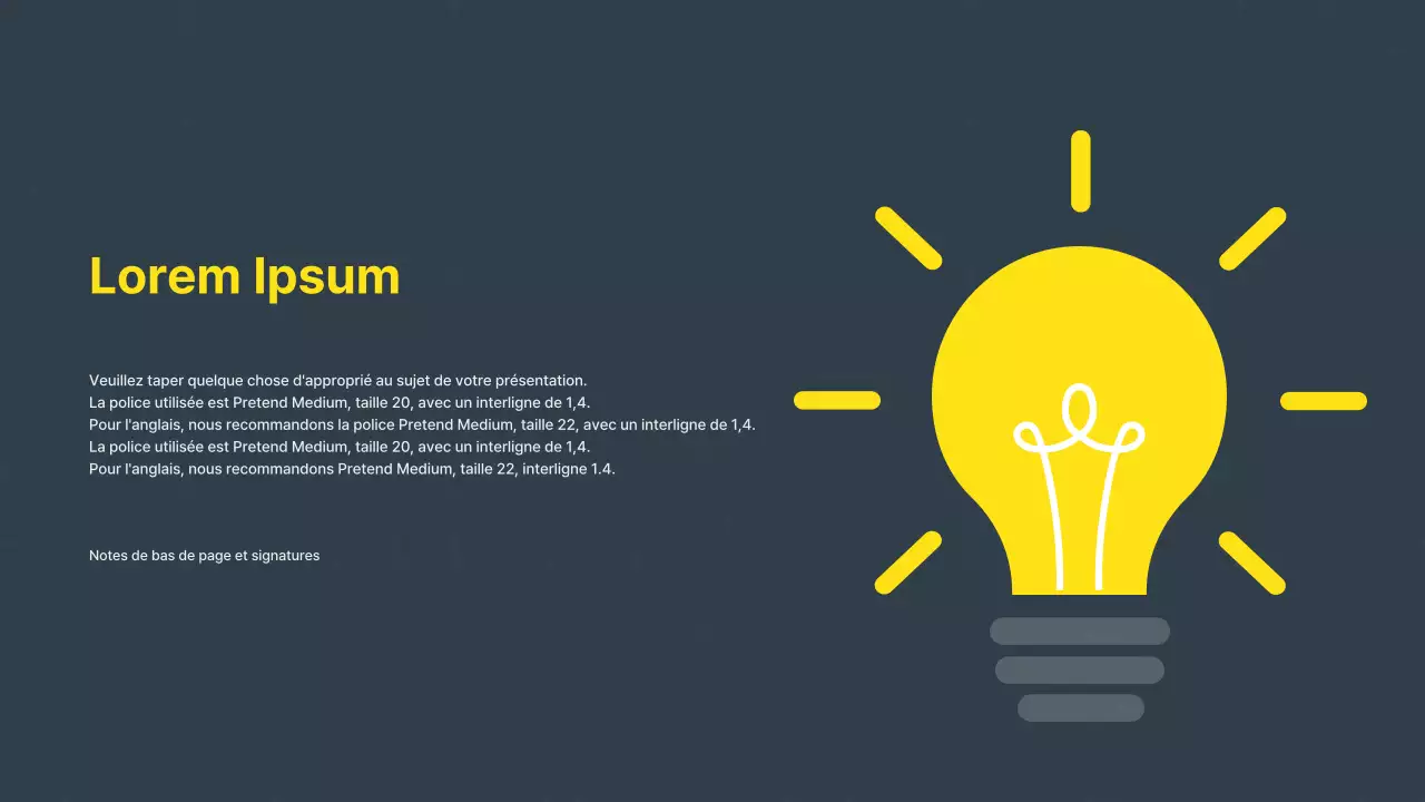 Proposition d'idée moderne en jaune et gris