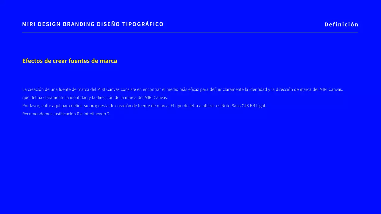 Una sencilla propuesta de diseño tipográfico de marca en azul.