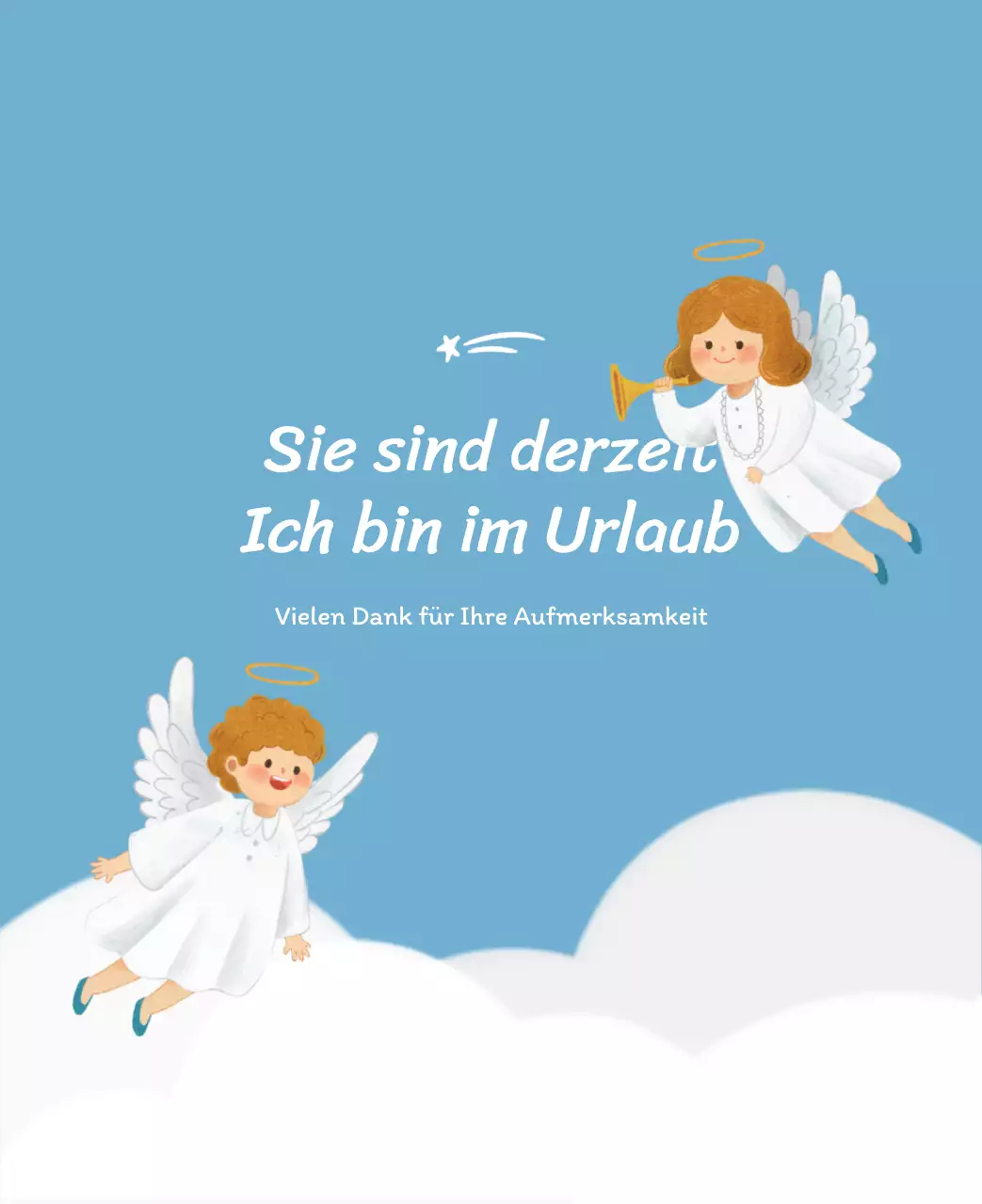 Ein Andachtskalender mit gemütlichen Illustrationen und Bibelversen auf hellblauem Hintergrund