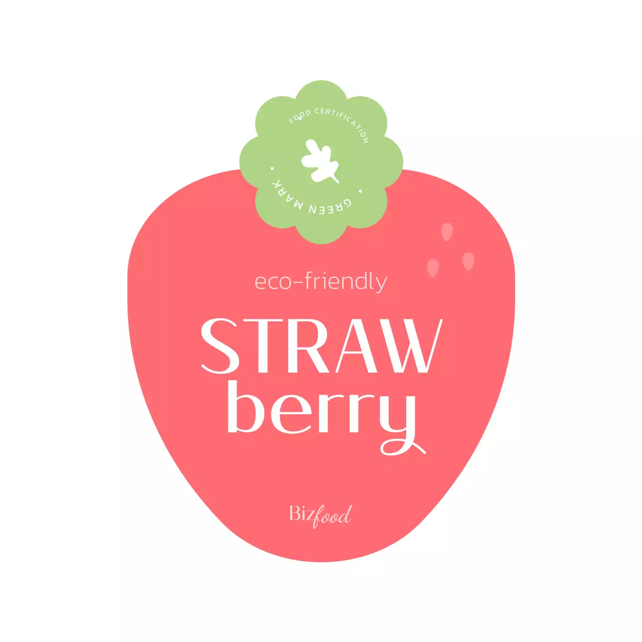 Mendesain label kemasan anggur stroberi yang pastel dan cantik