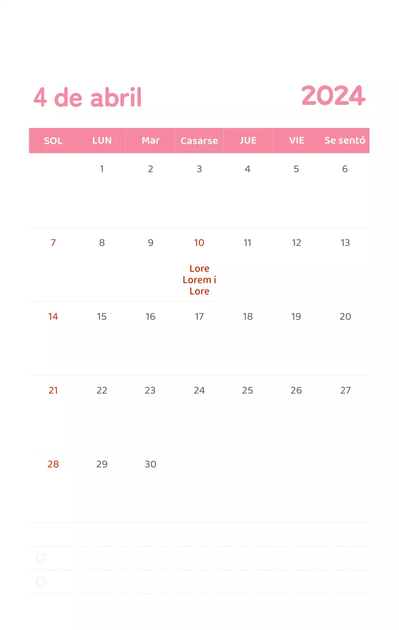 Un calendario con ilustraciones llenas de color y emoción