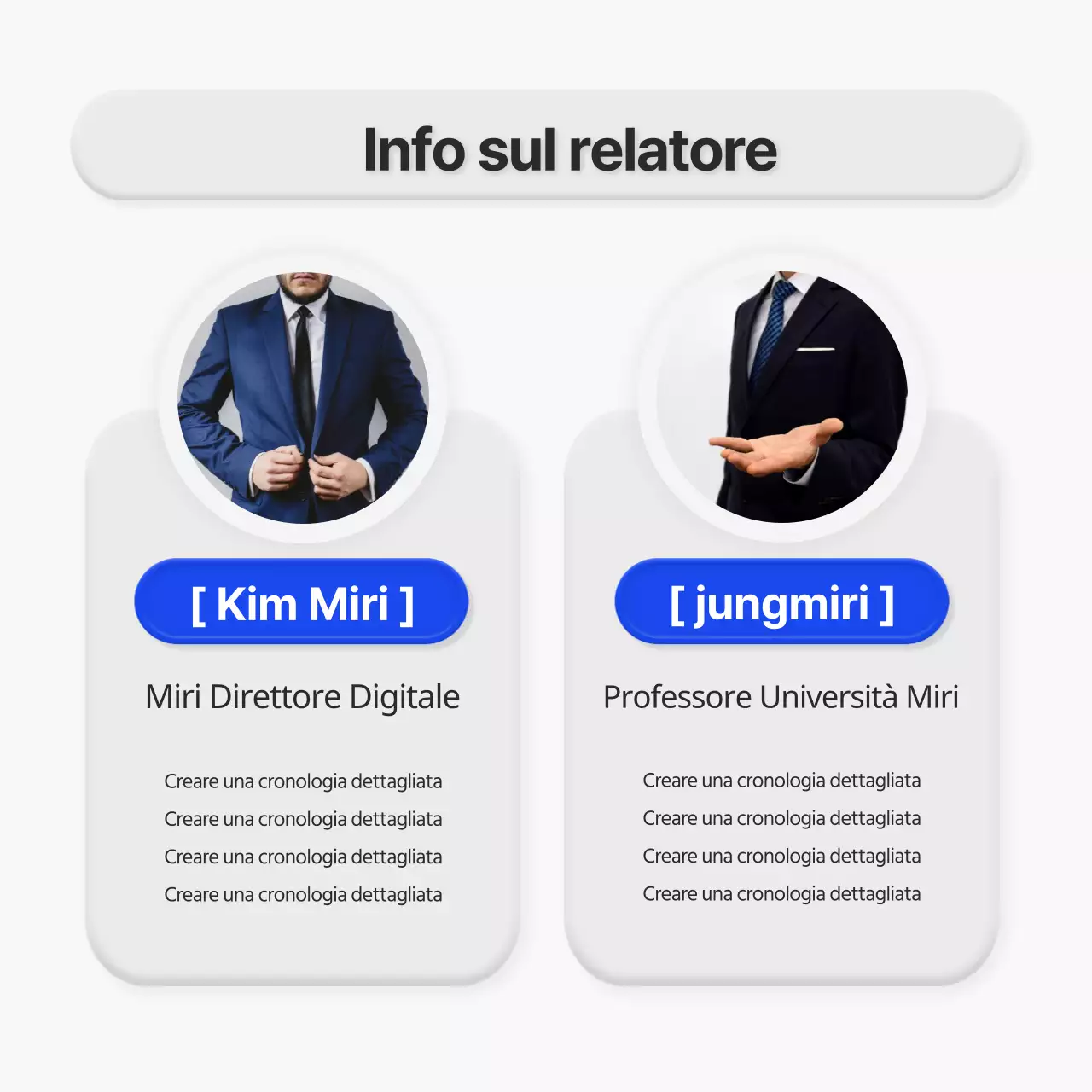 Annuncio di seminario in stile 3D minimalista in blu e grigio