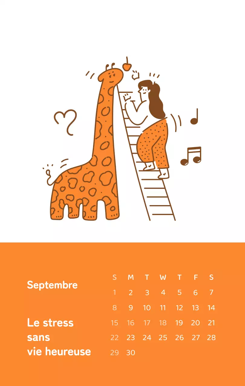 Un calendrier aux illustrations colorées et émouvantes