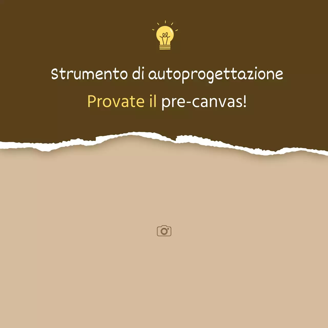 Una semplice presentazione di prodotto per lo storytelling in giallo e beige