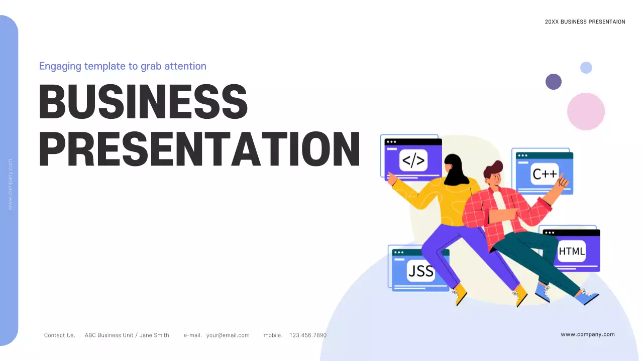 Blue Modern Business Presentation