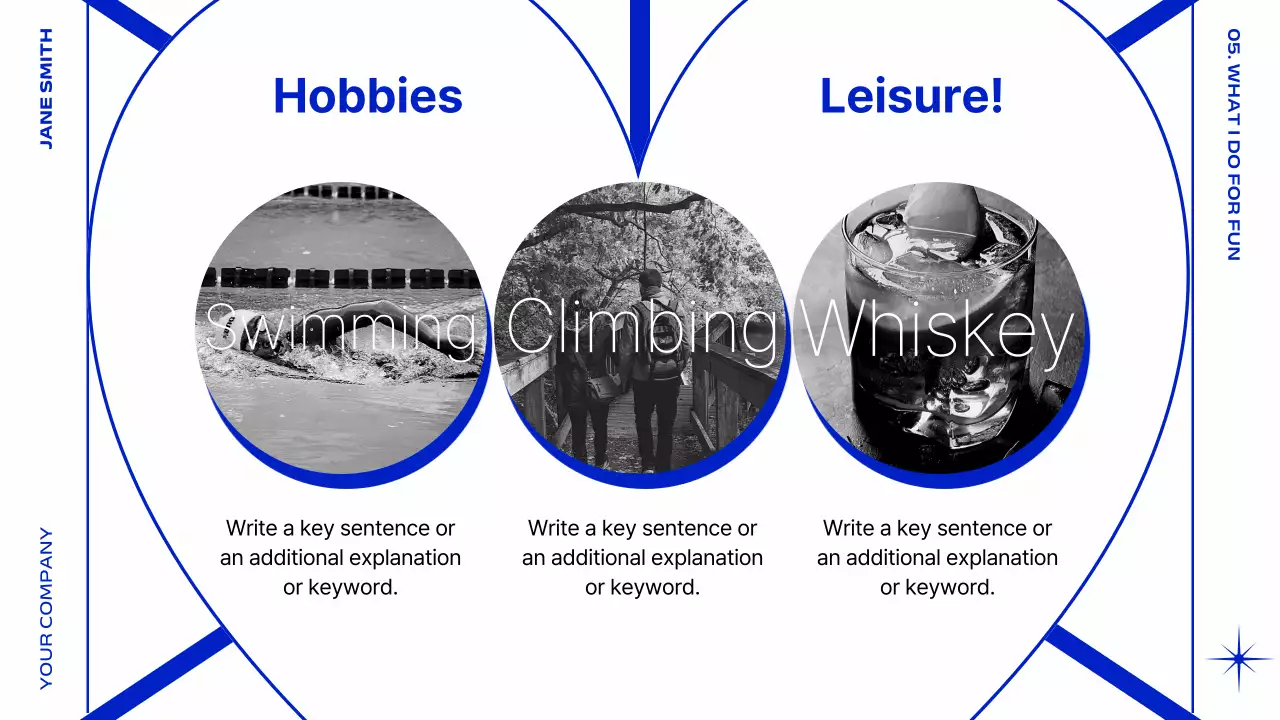 블루 모던 직원 소개 프레젠테이션