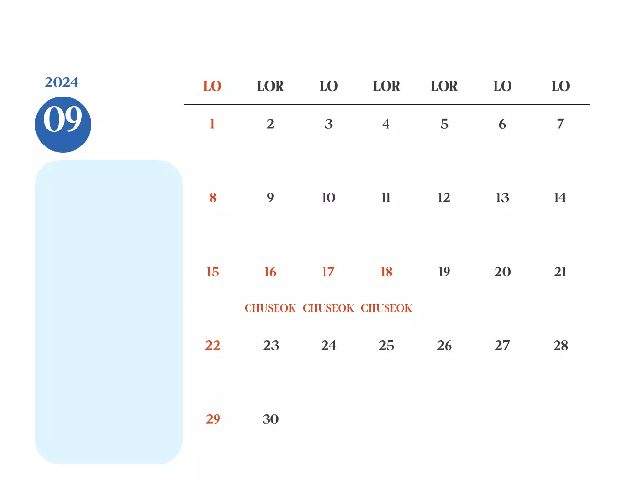Calendrier hospitalier avec photos de paysages saisonniers