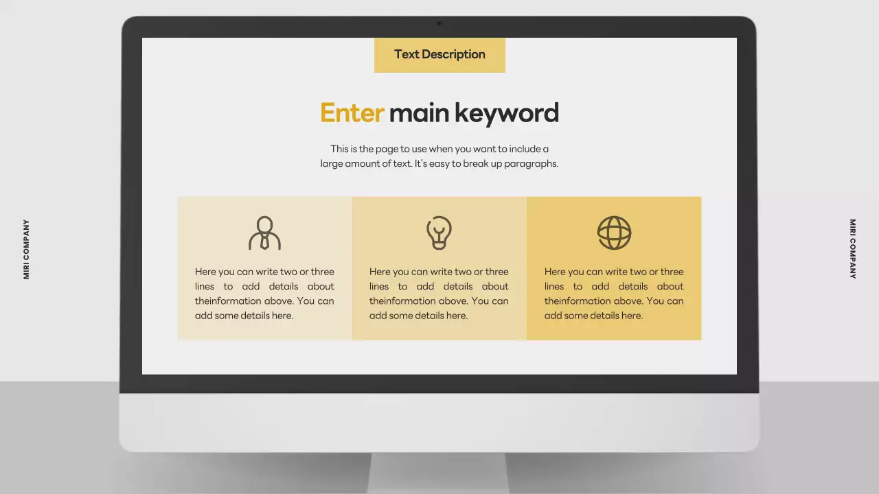 Yellow Clean Office 템플릿 가이드 프레젠테이션