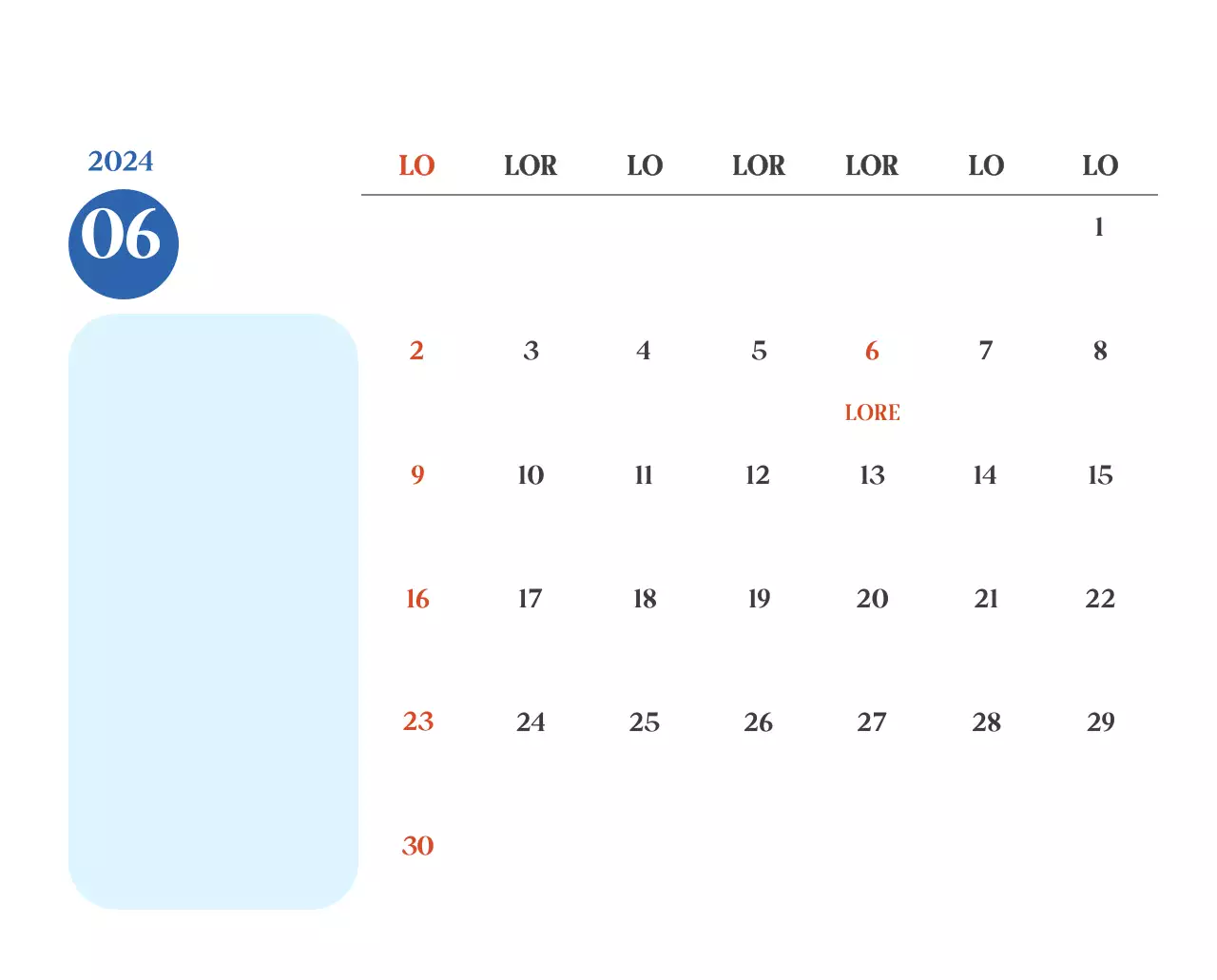 Calendario ospedaliero con foto di paesaggi stagionali