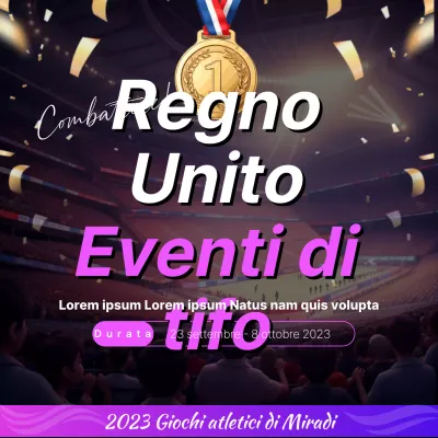 Promuovete il vostro evento con il tifo di lusso viola