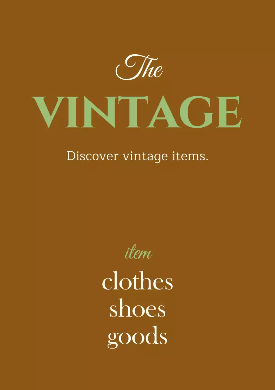 Thông tin tài khoản cửa hàng chọn lọc cổ điển có màu sắc dịu