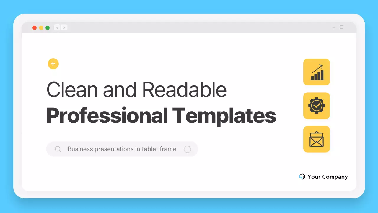 Blue Modern Business Promotion Presentation