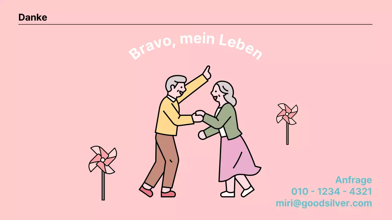 Kitschiges Silvertown in Mint und Gelb Kursmaterialien