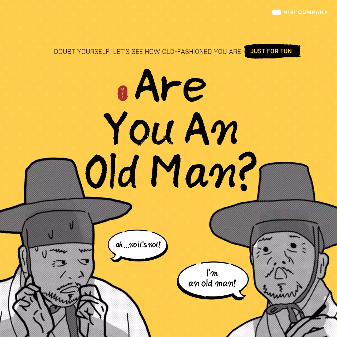 Yellow Comic Quiz Advertisement Instagram Carousel