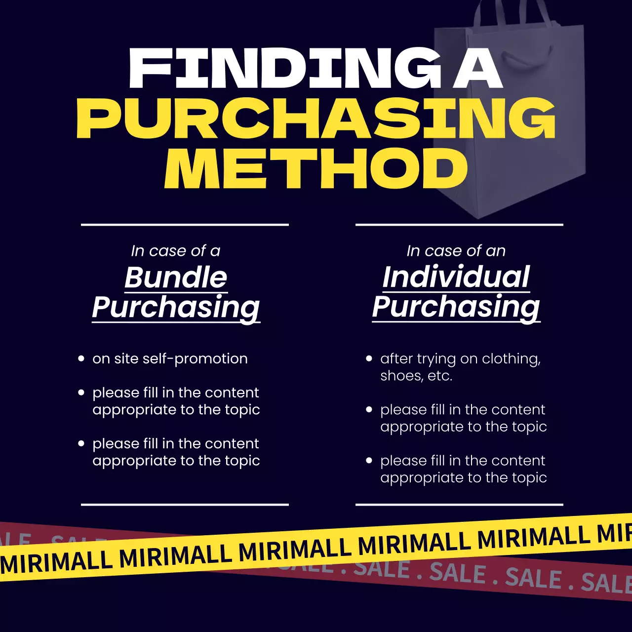 Black Modern Sale Promotion Social Media Post