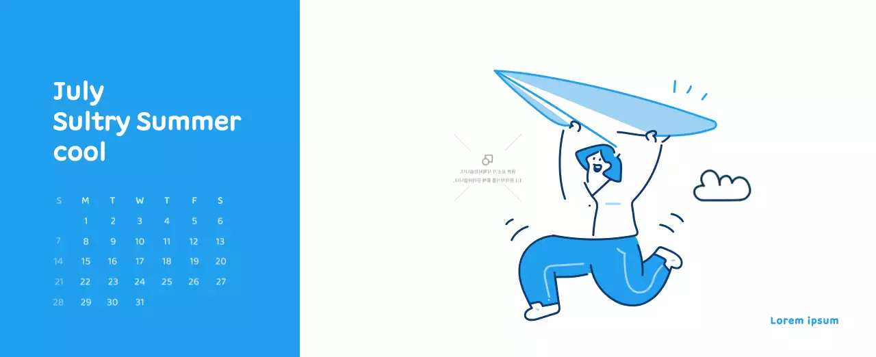 Lịch với hình ảnh minh họa đầy cảm xúc với nhiều màu sắc khác nhau