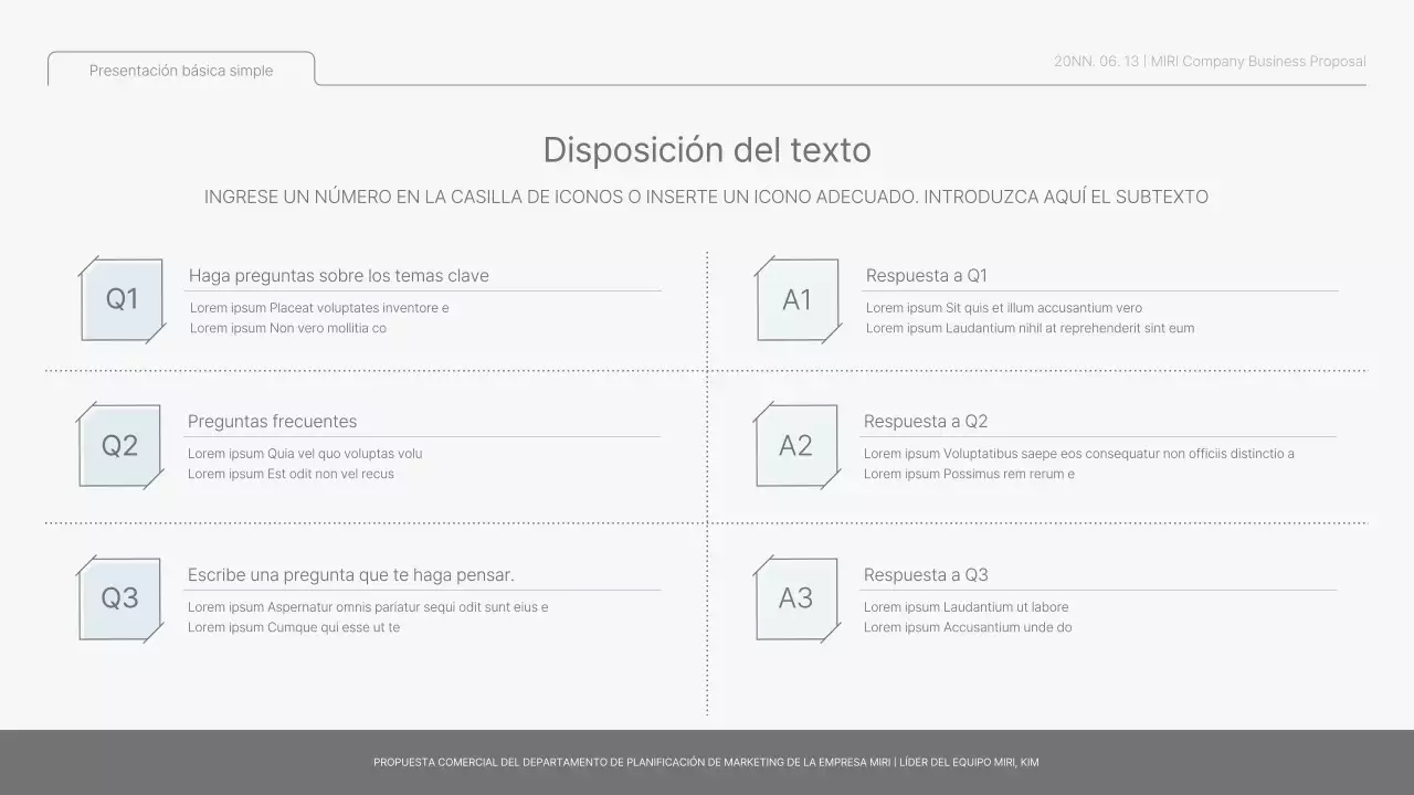 Informe básico sencillo en azul claro y verde claro