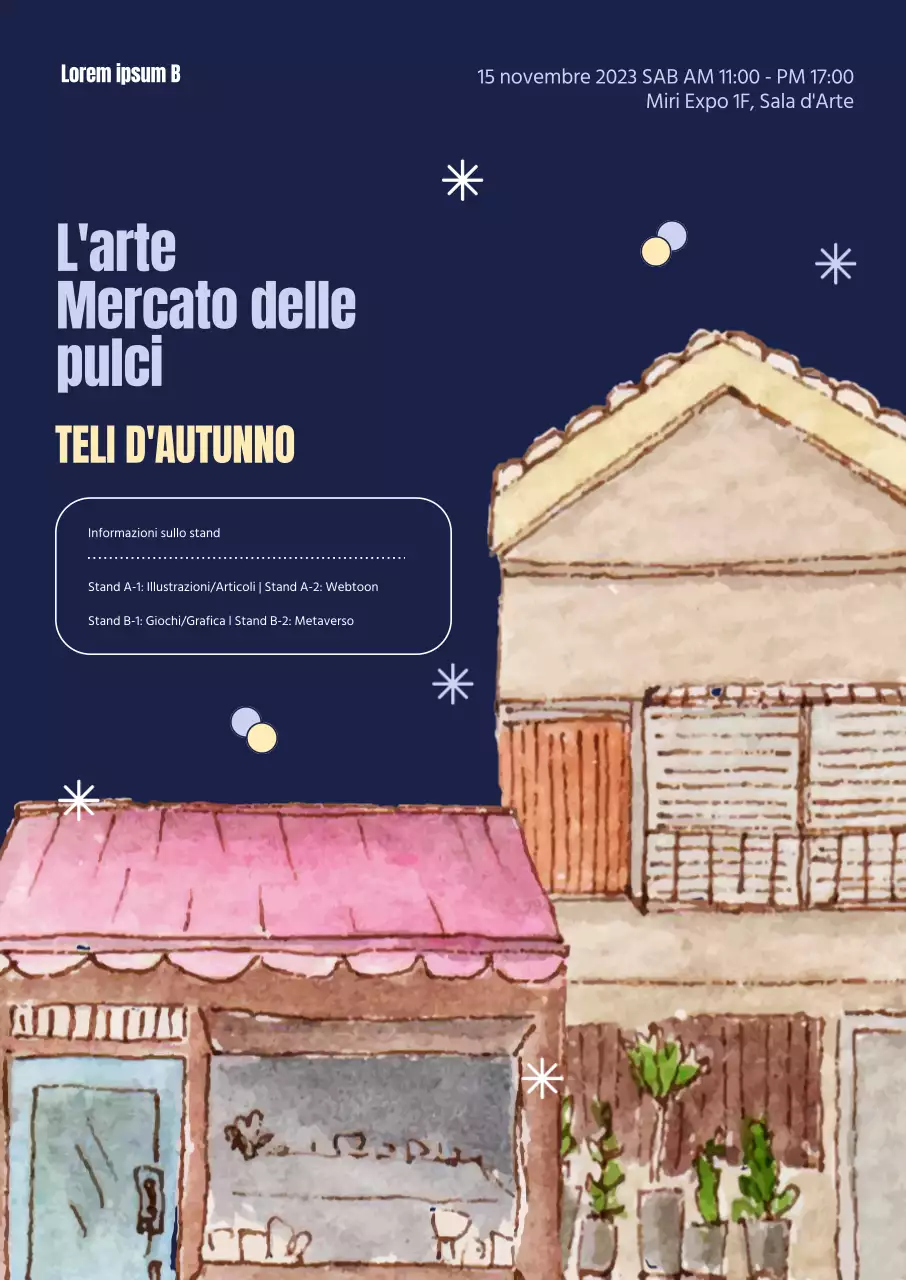 Promuovete il vostro mercatino delle pulci autunnale con un concetto emozionale