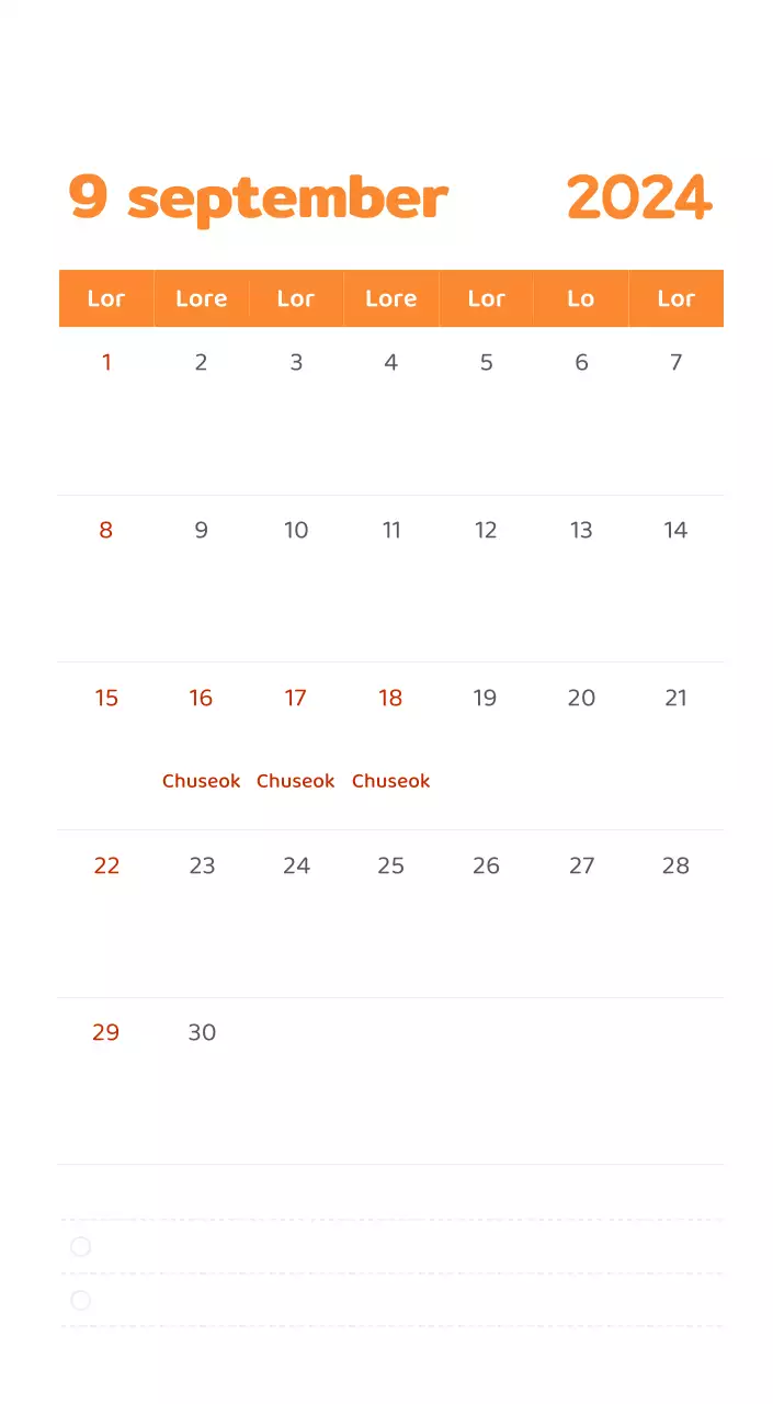 Een kalender met kleurrijke en emotionele illustraties