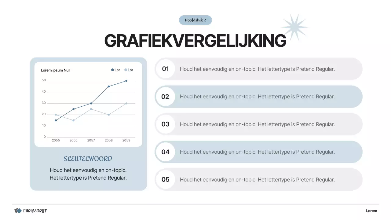 Een eenvoudig ondernemingsplan in grijs en wit