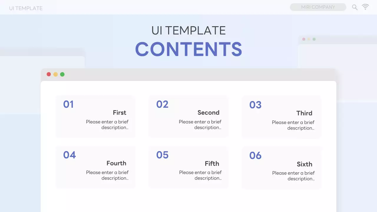 화이트 미니멀 템플릿 프레젠테이션