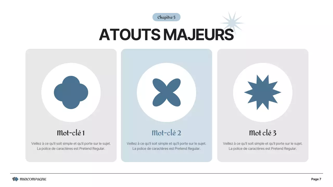 Un plan d'affaires simple en gris et blanc