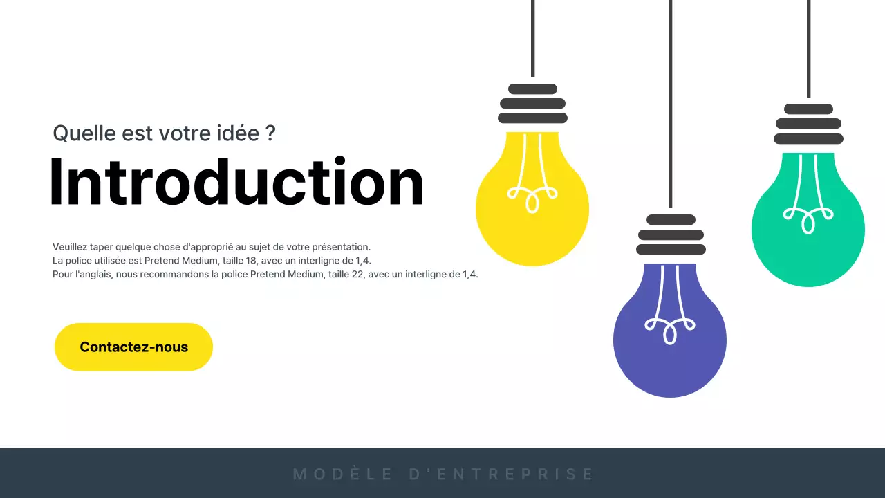 Proposition d'idée moderne en jaune et gris