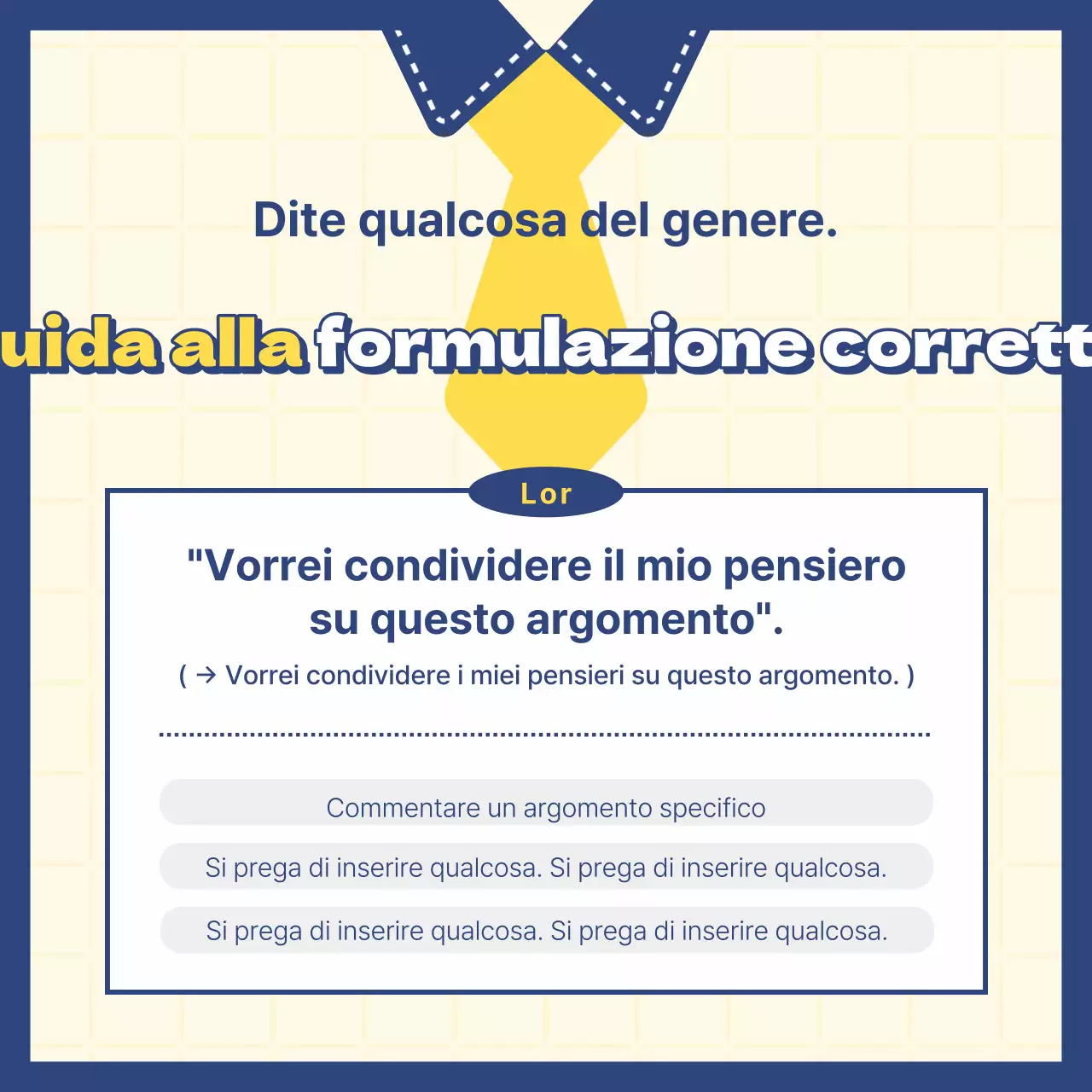  Un piano di inglese commerciale kitsch con sfondo giallo