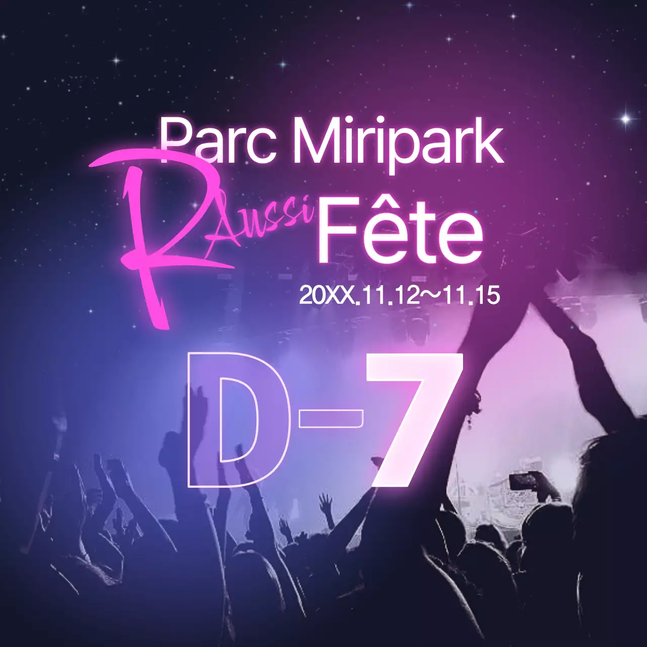 Promouvoir le festival de musique pop-art de Pink