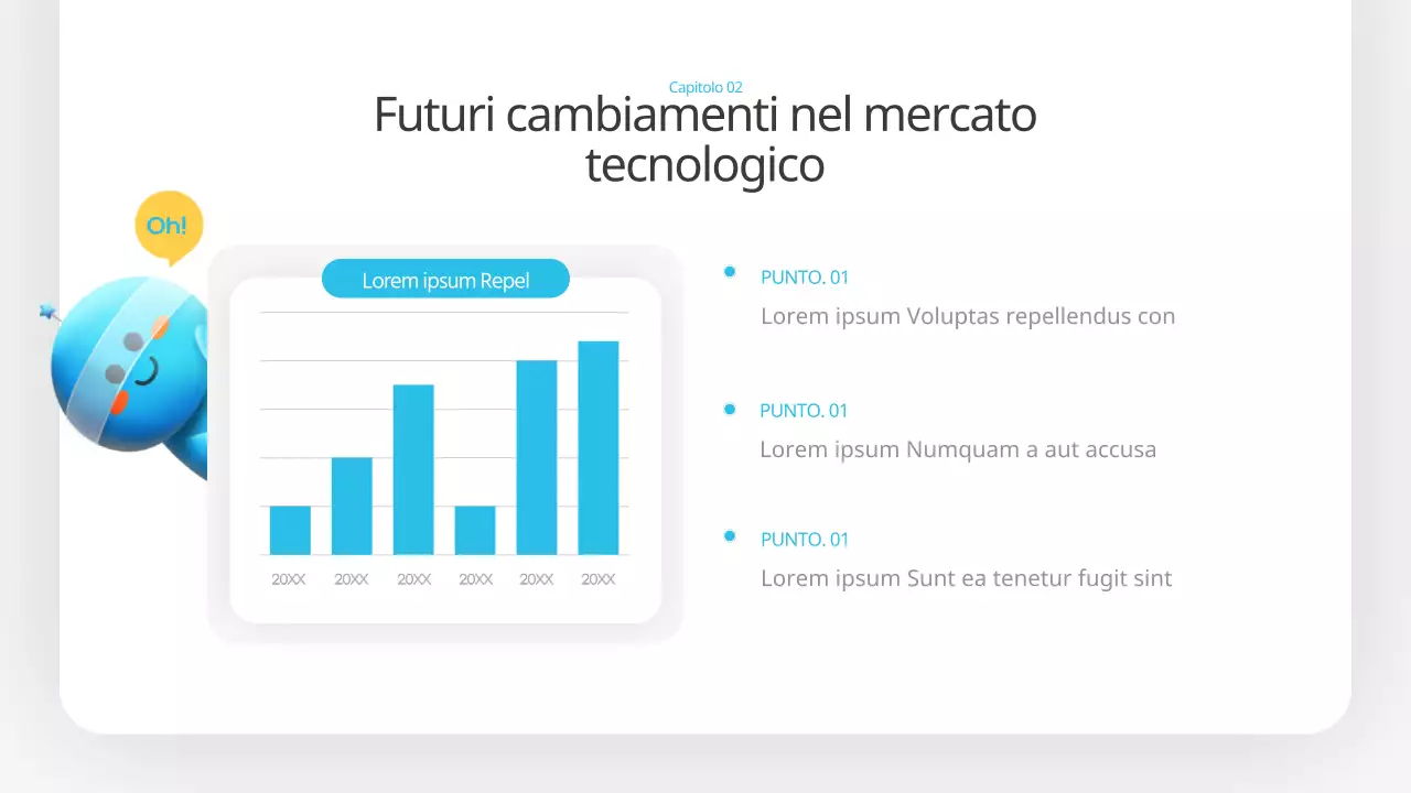 Un ponte di formazione per la previsione tecnologica kitsch blu e giallo futuristico