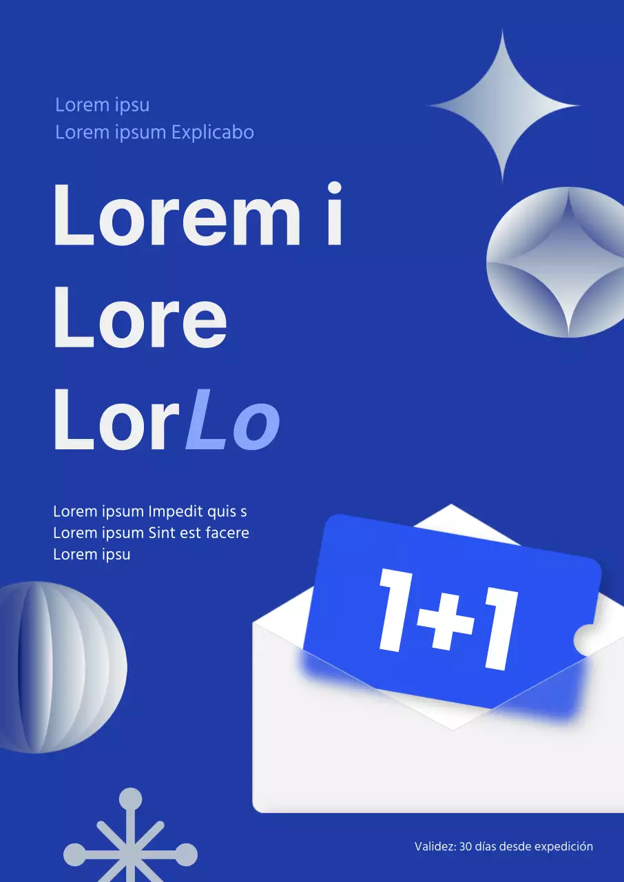 Promoción de invierno destacando compre uno y llévese otro gratis con un gráfico de cupón azul