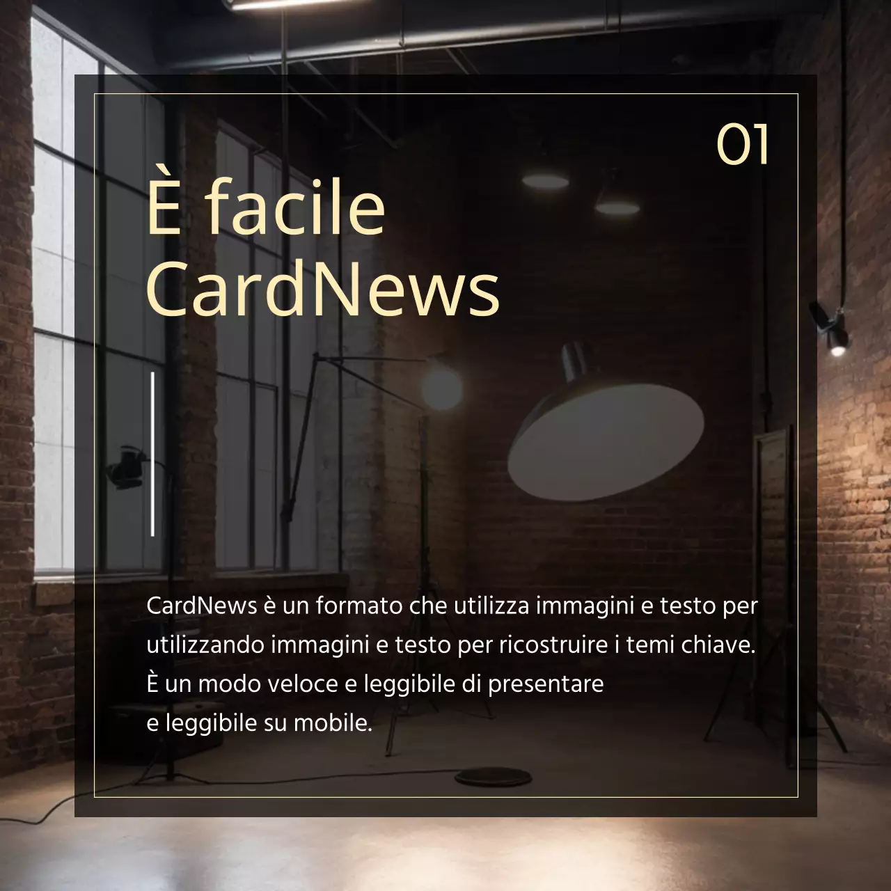 Materiale didattico minimalista con sfondo fotografico nero e beige