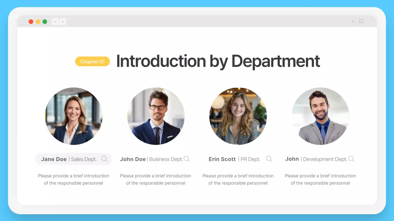 Presentasi Promosi Bisnis Modern Biru