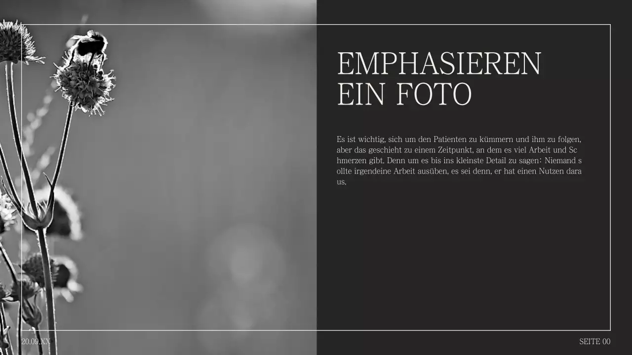 Einfacher Vorschlag für eine Fotocollage in Buckelpappe